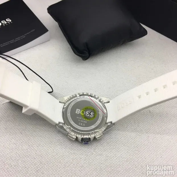 Shop Authentic Hugo Boss Volane Grey Dial White SIlicone Strap Watch for Men - 1513948 - Luxxuri