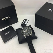  Shop Authentic Hugo Boss Volane Grey Dial Black Silicone Strap Watch for Men - 1513953 - Luxxuri
