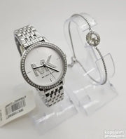  Shop Authentic Michael Kors Melissa Quartz Silver Dial Silver Steel Strap Watch for Women - MK1055 - Luxxuri