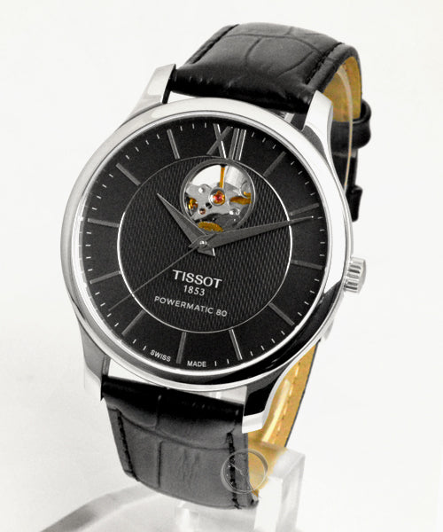  Shop Authentic Tissot Tradition Powermatic 80 Open Heart Automatic Watch For Men - T063.907.16.058.00 - Luxxuri