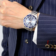  Shop Authentic Citizen Promaster Marine Blue Dial Silver Steel Strap Watch For Men - BN0191-80L - Luxxuri