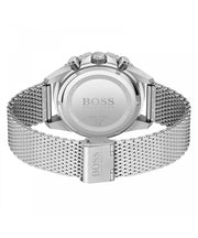  Shop Authentic Hugo Boss Admiral Green Dial Silver Mesh Bracelet Watch for Men - 1513905 - Luxxuri