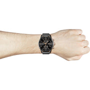  Shop Authentic Hugo Boss Associate Black Dial Black Mesh Bracelet Watch for Men - 1513811 - Luxxuri
