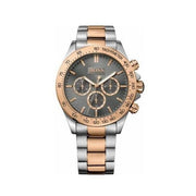  Shop Authentic Hugo Boss Ikon Grey Dial Two Tone Steel Strap Watch for Men - 1513339 - Luxxuri