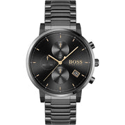  Shop Authentic Hugo Boss Integrity Black Dial Black Steel Strap Watch for Men - 1513780 - Luxxuri