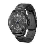  Shop Authentic Hugo Boss Troper Chronograph Grey Dial Grey Steel Strap Watch For Men - 1514058 - Luxxuri