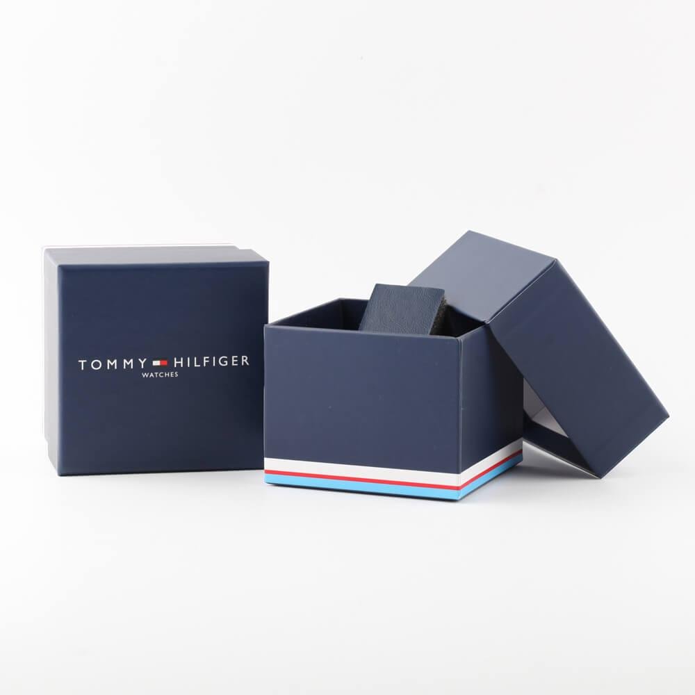  Shop Authentic Tommy Hilfiger Jordan Chronograph Blue Dial Silver Steel Strap Watch For Men - 1792094 - Luxxuri