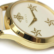  Shop Authentic Gucci G Timeless White Dial White Leather Strap Watch For Women - YA1264096 - Luxxuri