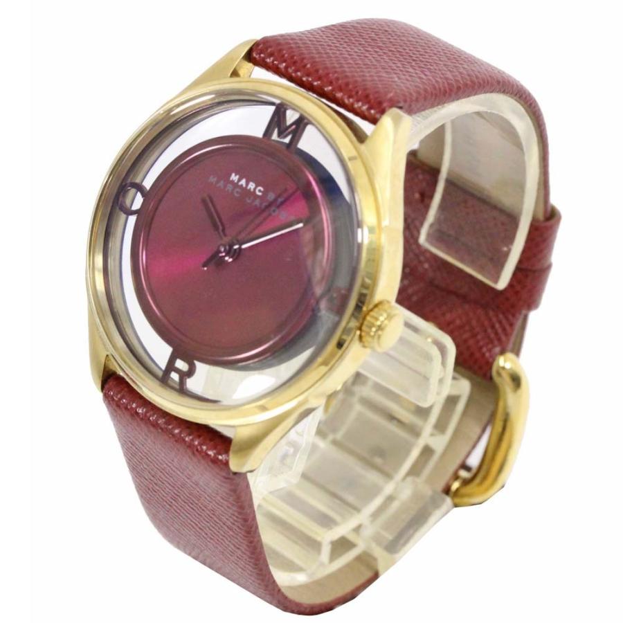  Shop Authentic Marc Jacobs Tether Transparent Red Dial Red Leather Strap Watch for Women - MBM1377 - Luxxuri