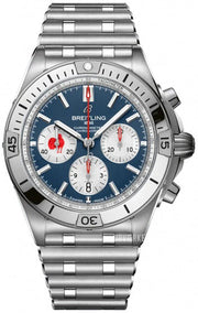  Shop Authentic Breitling Chronomat B01 42 Six Nations France Blue Dial Silver Steel Strap Watch for Men - AB0134A81C1A1 - Luxxuri