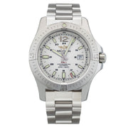  Shop Authentic Breitling Colt Automatic Silver Dial Black Leather Mens Watch - A1738811/G791/173A - Luxxuri