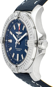  Shop Authentic Breitling Avenger Automatic 43 Blue Dial Blue Nylon Strap Watch for Men - A17318101C1X1 - Luxxuri