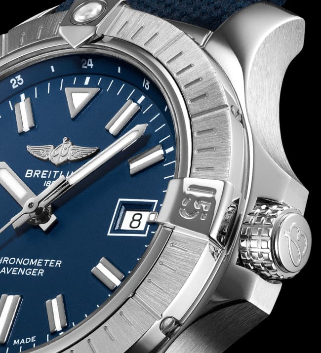  Shop Authentic Breitling Avenger Automatic 43 Blue Dial Blue Nylon Strap Watch for Men - A17318101C1X1 - Luxxuri