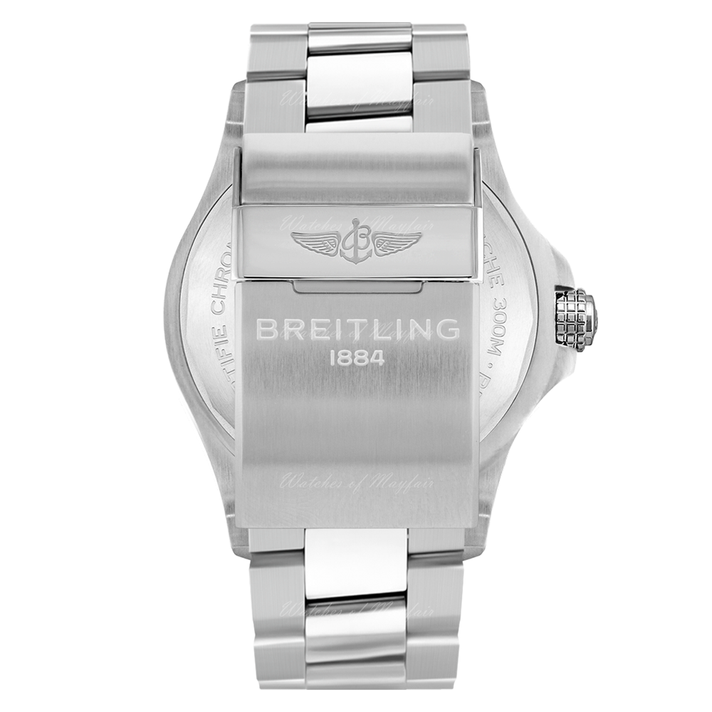  Shop Authentic Breitling Avenger Automatic GMT 45 Blue Dial Silver Steel Strap Watch for Men - A32395101C1A1 - Luxxuri