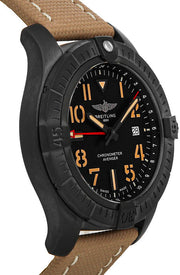  Shop Authentic Breitling Avenger Automatic GMT 45 Black Dial Brown Nylon Strap Watch for Men - V32395101B1X1 - Luxxuri