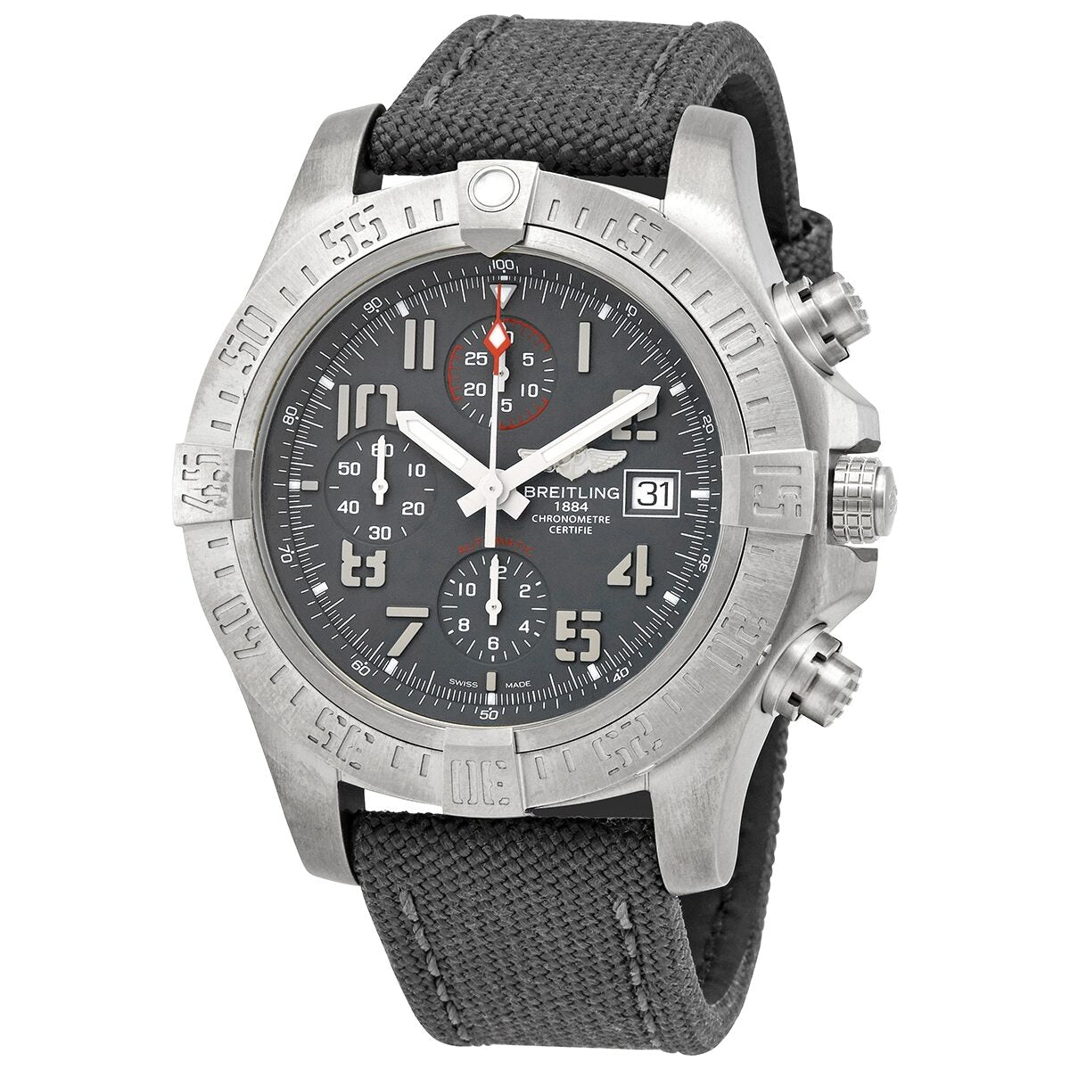  Shop Authentic Breitling Avenger Bandit 45mm Anthracite Dial Black Nylon Strap Watch for Men - E13383101M1W1 - Luxxuri