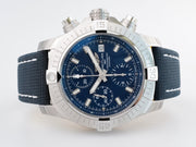  Shop Authentic Breitling Avenger Chronograph 43 Blue Dial Blue Nylon Strap Watch for Men - A13385101C1X1 - Luxxuri