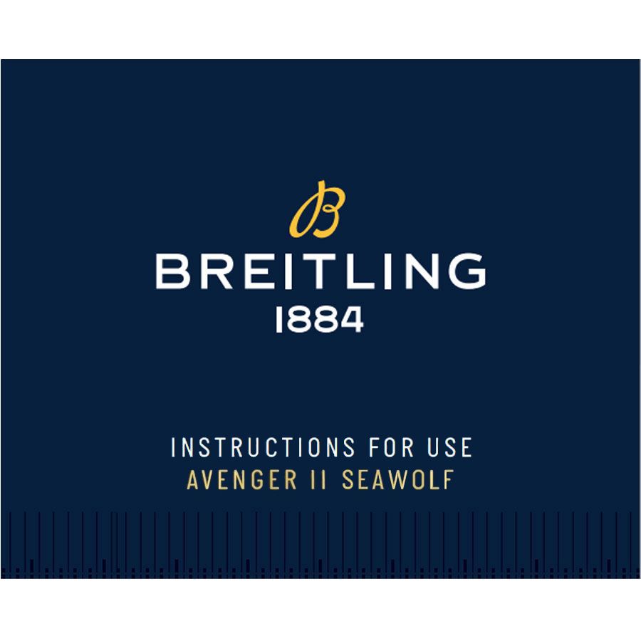  Shop Authentic Breitling Avenger II Seawolf Stainless Steel 45mm Mens Watch - A1733110/I519 - Luxxuri