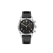  Shop Authentic Breitling Avi Ref. 765 1953 Re-Edition Black Dial Black Leather Strap Watch for Men - AB0920131B1X1 - Luxxuri