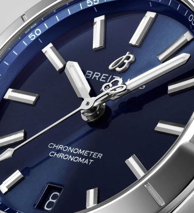  Shop Authentic Breitling Chronomat 32 Blue Dial Silver Steel Strap Watch for Women - A77310101C1A1 - Luxxuri