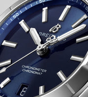  Shop Authentic Breitling Chronomat 32 Blue Dial Silver Steel Strap Watch for Women - A77310101C1A1 - Luxxuri