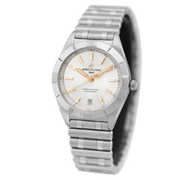  Shop Authentic Breitling Chronomat 32 Diamonds White Dial Silver Steel Strap Watch for Women - A77310101A3A1 - Luxxuri
