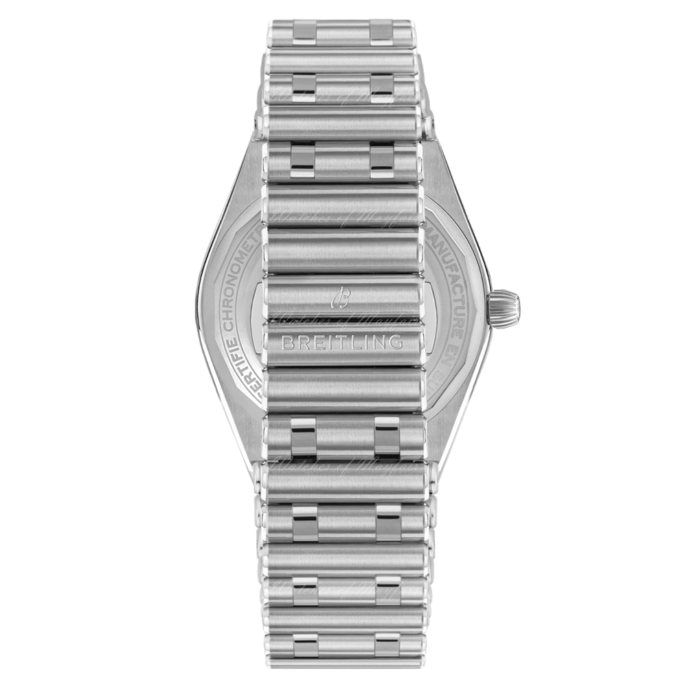  Shop Authentic Breitling Chronomat 32 Diamonds White Dial Silver Steel Strap Watch for Women - A77310101A3A1 - Luxxuri