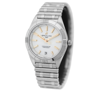  Shop Authentic Breitling Chronomat Automatic 36 White Dial Silver Steel Strap Watch for Women - A10380101A2A1 - Luxxuri