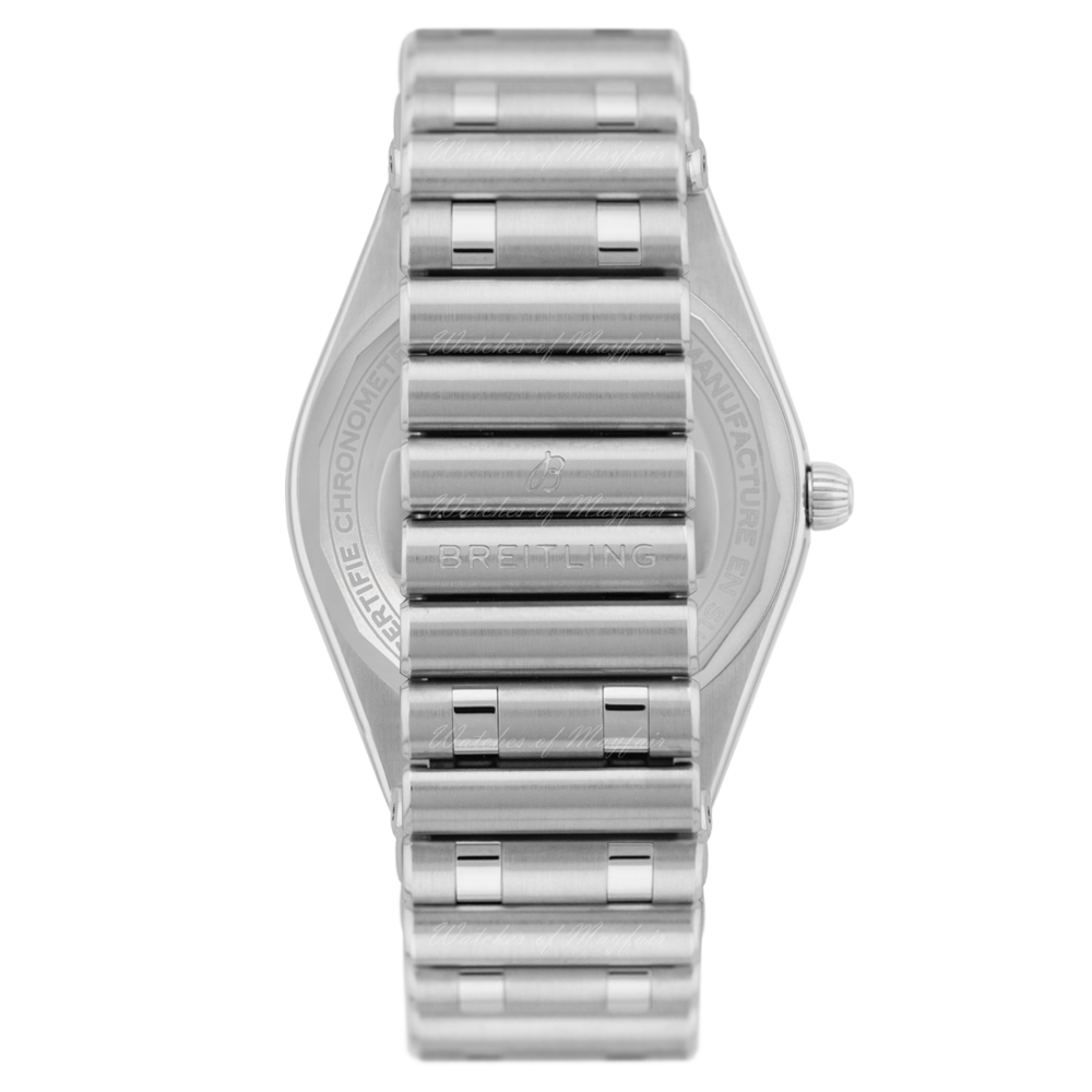  Shop Authentic Breitling Chronomat Automatic 36 White Dial Silver Steel Strap Watch for Women - A10380101A2A1 - Luxxuri
