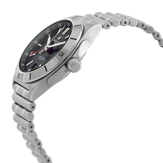  Shop Authentic Breitling Chronomat GMT 40 Automatic Black Dial Silver Steel Strap Watch for Men - A32398101B1A1 - Luxxuri