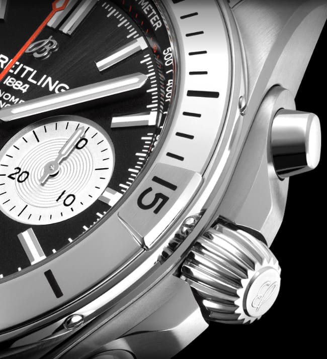  Shop Authentic Breitling Chronomat B01 42mm Black Dial Silver Steel Strap Watch for Men - AB0134101B1A1 - Luxxuri