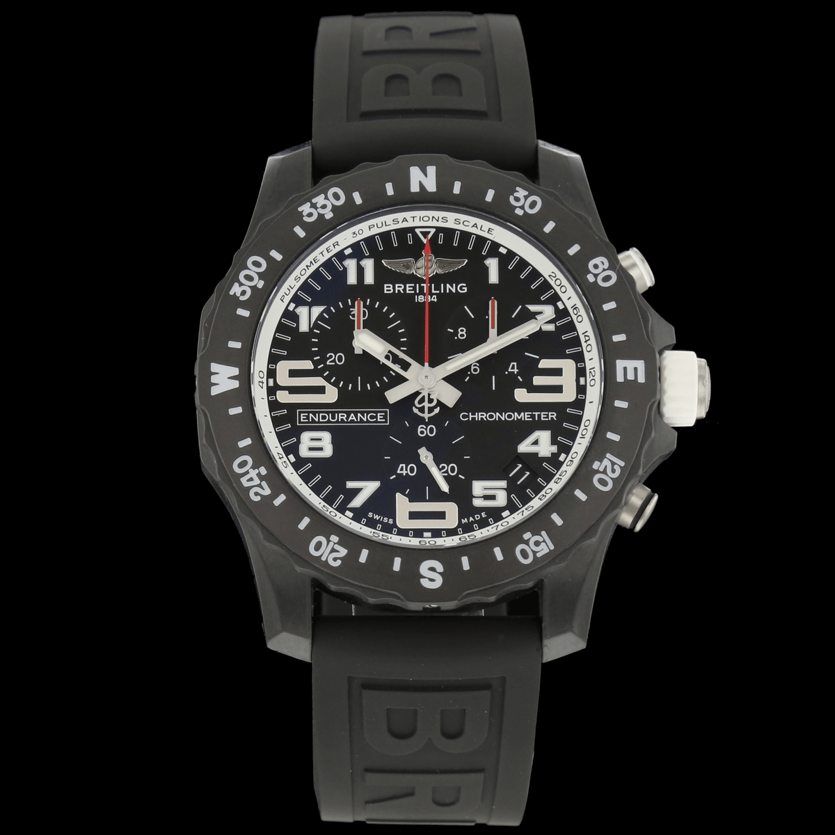  Shop Authentic Breitling Endurance Pro Black Dial Black Rubber Strap Watch for Men - X82310E51B1S1 - Luxxuri