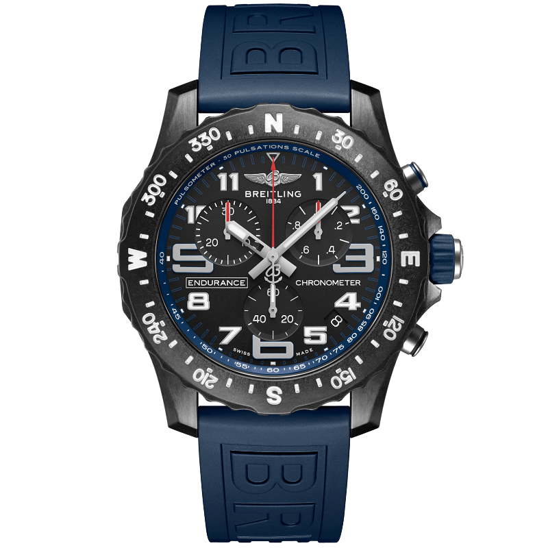  Shop Authentic Breitling Endurance Pro Black Dial Blue Rubber Strap Watch for Men - X82310D51B1S1 - Luxxuri