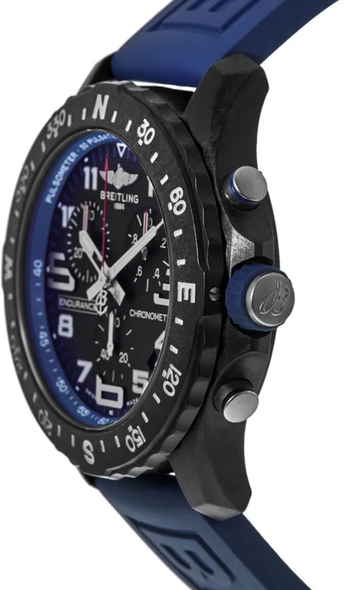  Shop Authentic Breitling Endurance Pro Black Dial Blue Rubber Strap Watch for Men - X82310D51B1S1 - Luxxuri