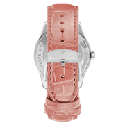  Shop Authentic Breitling Navitimer Automatic 35 Mother of Pearl Dial Pink Leather Strap Watch for Women - A17395211A1P3 - Luxxuri