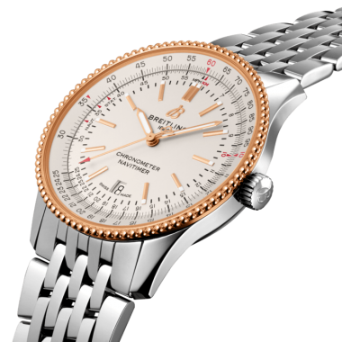  Shop Authentic Breitling Navitimer Automatic 41 White Dial Two Tone Steel Strap Watch for Men - U17326211G1U1 - Luxxuri