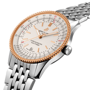  Shop Authentic Breitling Navitimer Automatic 41 White Dial Two Tone Steel Strap Watch for Men - U17326211G1U1 - Luxxuri