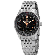  Shop Authentic Breitling Navitimer Automatic 41mm Black Dial Silver Steel Strap Watch for Men - A17326241B1A1 - Luxxuri