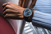  Shop Authentic Breitling Navitimer B01 Chronograph 41 Blue Dial Black Leather Strap Watch for Men - AB0139241C1P1 - Luxxuri