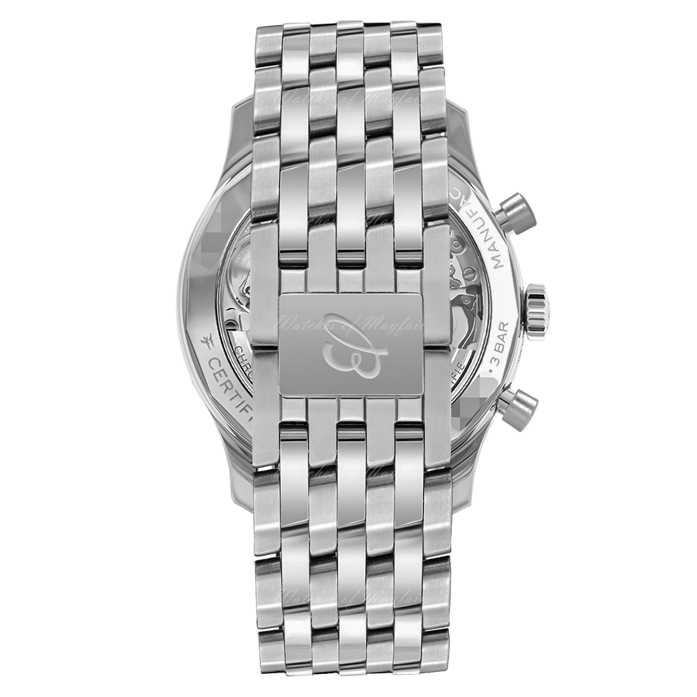  Shop Authentic Breitling Navitimer B01 Chronograph 43 Black Dial Silver Steel Strap Watch for Men - AB0138211B1A1 - Luxxuri