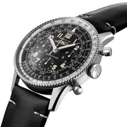  Shop Authentic Breitling Navitimer Ref. 806 1959 Re-Edition Black Dial Brown Leather Strap Watch for Men - AB0910371B1X1 - Luxxuri