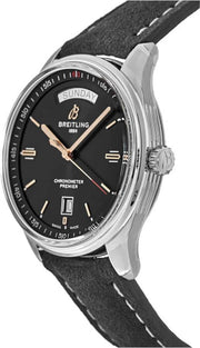  Shop Authentic Breitling Premier Automatic 40mm Day & Date Black Dial Black Strap Mens Watch - A45340241B1X1 - Luxxuri
