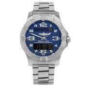  Shop Authentic Breitling Aerospace Evo Blue Dial Silver Steel Strap Watch for Men - E79363101C1E1 - Luxxuri