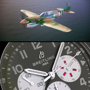  Shop Authentic Breitling Super Avi B04 Chronograph GMT 46 Curtiss Warhawk Green Dial Brown Leather Strap Watch for Men - AB04452A1L1X1 - Luxxuri