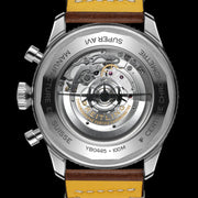  Shop Authentic Breitling Super Avi B04 Chronograph GMT 46 Mosquito Black Dial Brown Leather Strap Watch for Men - YB04451A1B1X1 - Luxxuri