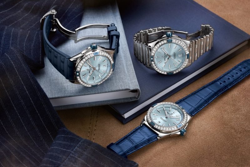  Shop Authentic Breitling Super Chronomat Automatic 38 Diamonds Blue Dial Blue Rubber Strap Watch for Women - A17356531C1S1 - Luxxuri