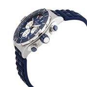  Shop Authentic Breitling Super Chronomat B01 44 Blue Dial Blue Rubber Strap Watch for Men - AB0136161C1S1 - Luxxuri