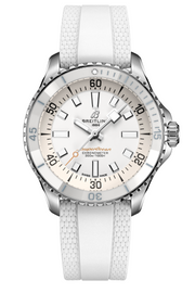  Shop Authentic Breitling Superocean Automatic 36 White Dial White Rubber Strap Watch for Men - A17377211A1S1 - Luxxuri