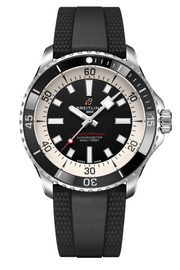  Shop Authentic Breitling Superocean Automatic 42 Black Dial Black Rubber Strap Watch for Men - A17375211B1S1 - Luxxuri