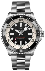  Shop Authentic Breitling Superocean Automatic 44mm Black Dial Silver Steel Strap Watch for for Men - A17376211B1A1 - Luxxuri